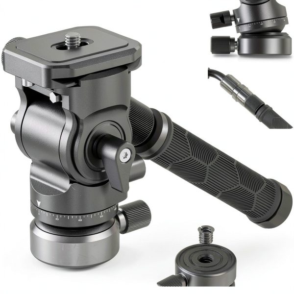 Neewer Tripod Fluid Head Arca Swiss Quick Leveling Vlogging-0