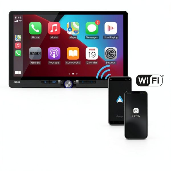 Jensen J5CA14 Car Stereo Wireless CarPlay Android Auto-3