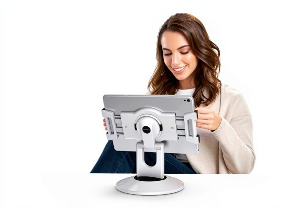 Pavo Tablet Stand 360 Rotatable Base Folding Arm Business-3
