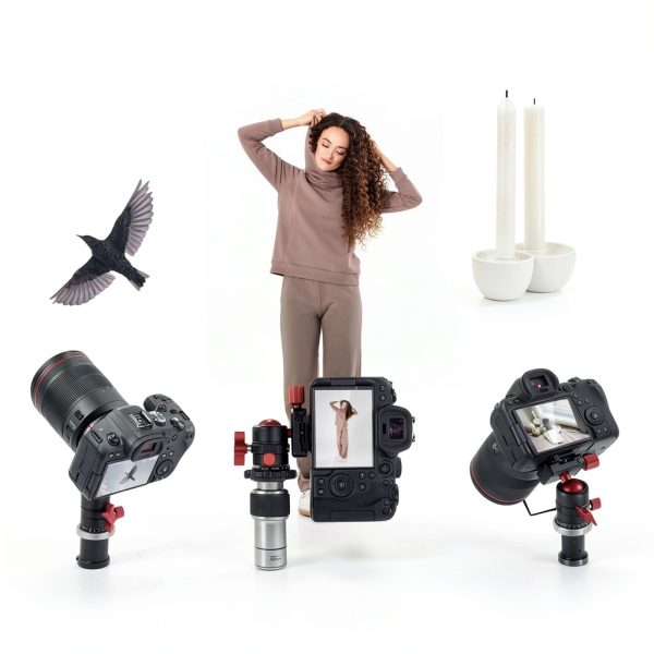 Neewer Tripod Head 360 Panoramic Ball Head for DSLR Cameras-2