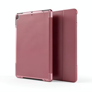 iPad Air 10.5 Folio Case with Pencil Holder Pink-0