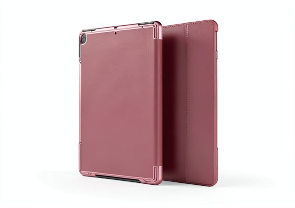 iPad Air 10.5 Folio Case with Pencil Holder Pink-0