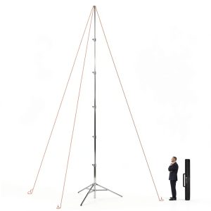 RAUBAY 24ft Tall Tripod Aluminum Iron Professional Camera-0