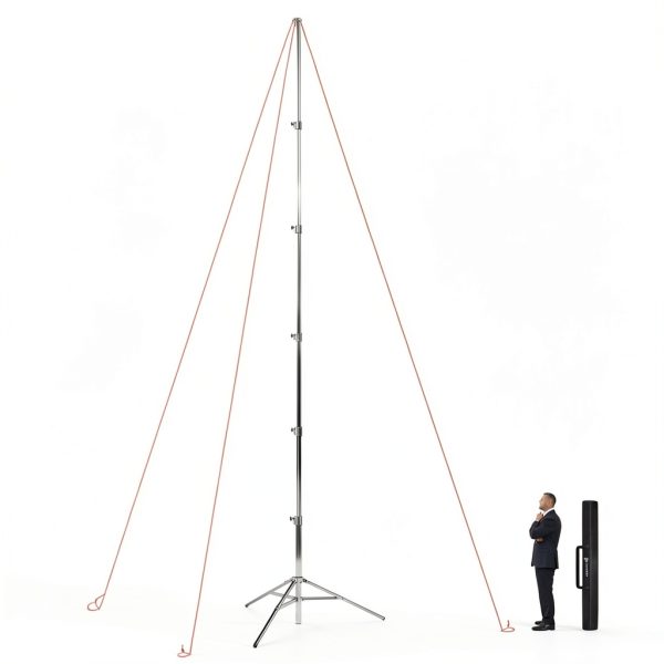 RAUBAY 24ft Tall Tripod Aluminum Iron Professional Camera-0