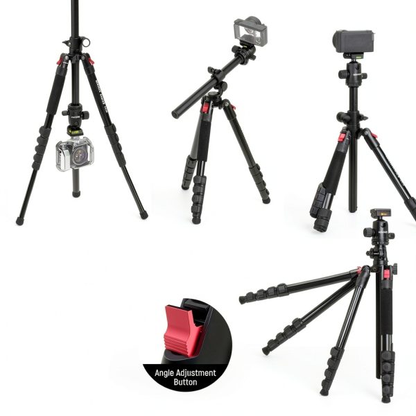 Neewer Basics Horizontal Overhead Tripod Aluminum 360 Pan-5