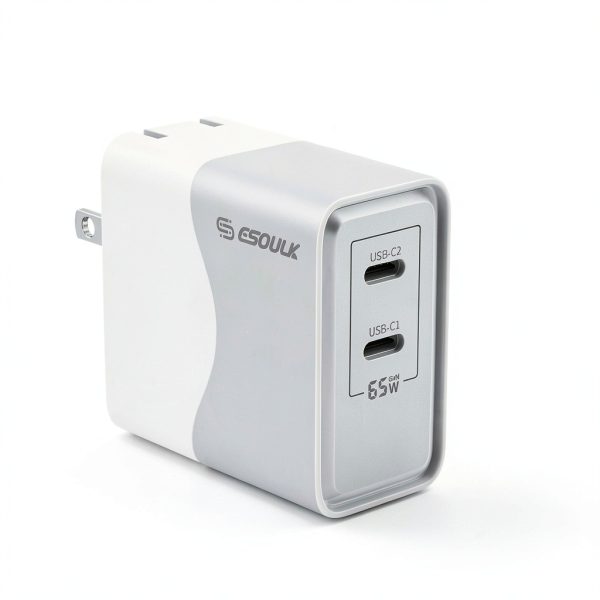 Esoulk 65W Dual USB-C Wall Charger Fast Compact-7