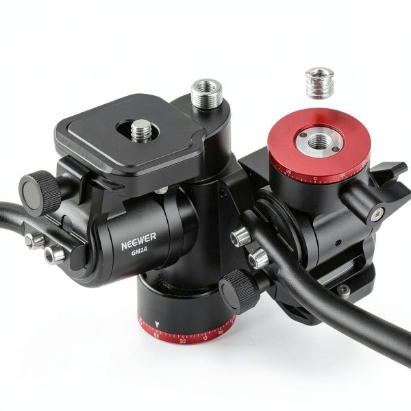 Neewer Tripod Fluid Head Metal Compact Camera Pan Tilt-3