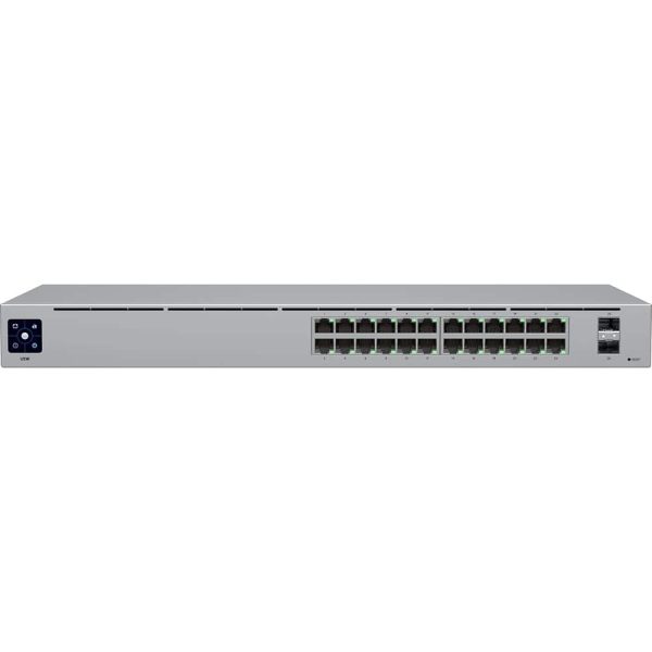 Ubiquiti UniFi Switch 24 Managed Gigabit Touchscreen Network-0