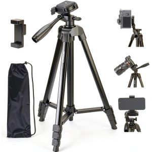 NEEWER Entry Level Tripod Metal Lightweight Travel Stand for-0