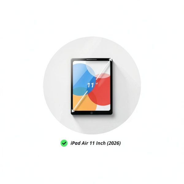 Pavo iPad Air 11 2026 Screen Protector Tempered Glass Blue-1