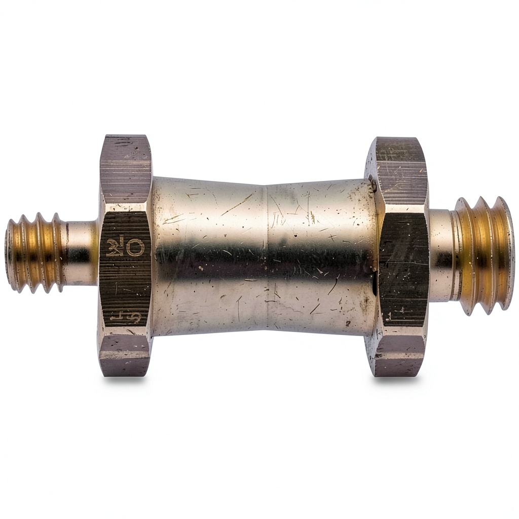 Brass sandbag attached to Super Clamp on a studio stand