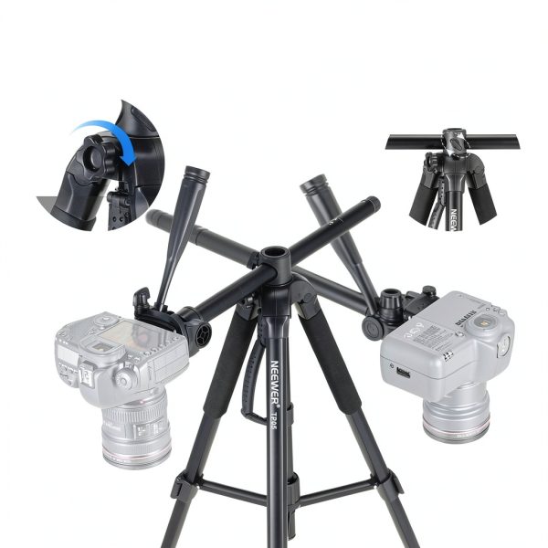 NEEWER Basic Tripod Heavy Duty Aluminum Remote Phone Holder-0