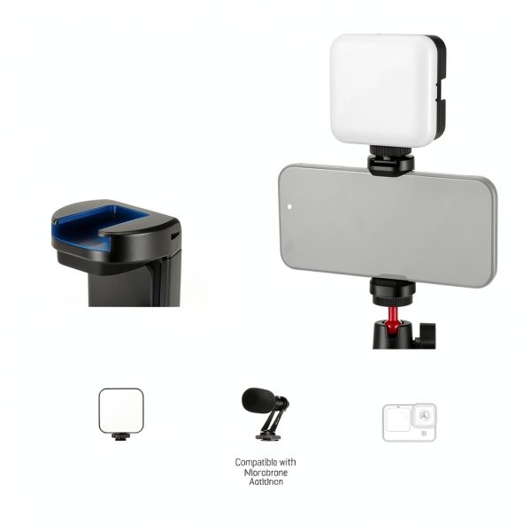 Neewer Flexible Tripod with Remote Action Camera Mount-5
