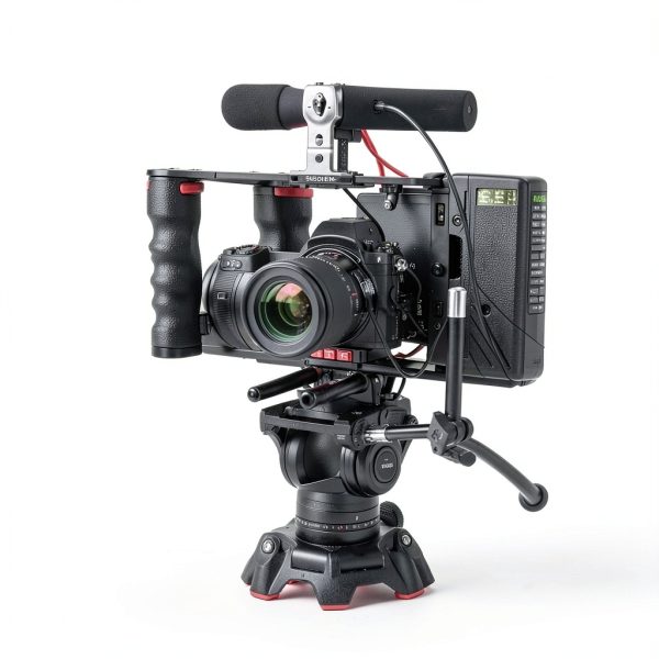 Neewer TP74 Video Tripod Fluid Head Aluminum Heavy Duty-7