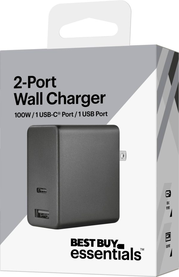 Best Buy essentials 100W Wall Charger Fast Charging Dual-5