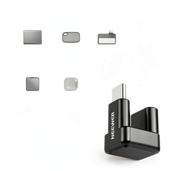 Neewer U Shaped USB C Adapter 180 Degree Mobile Photography-4