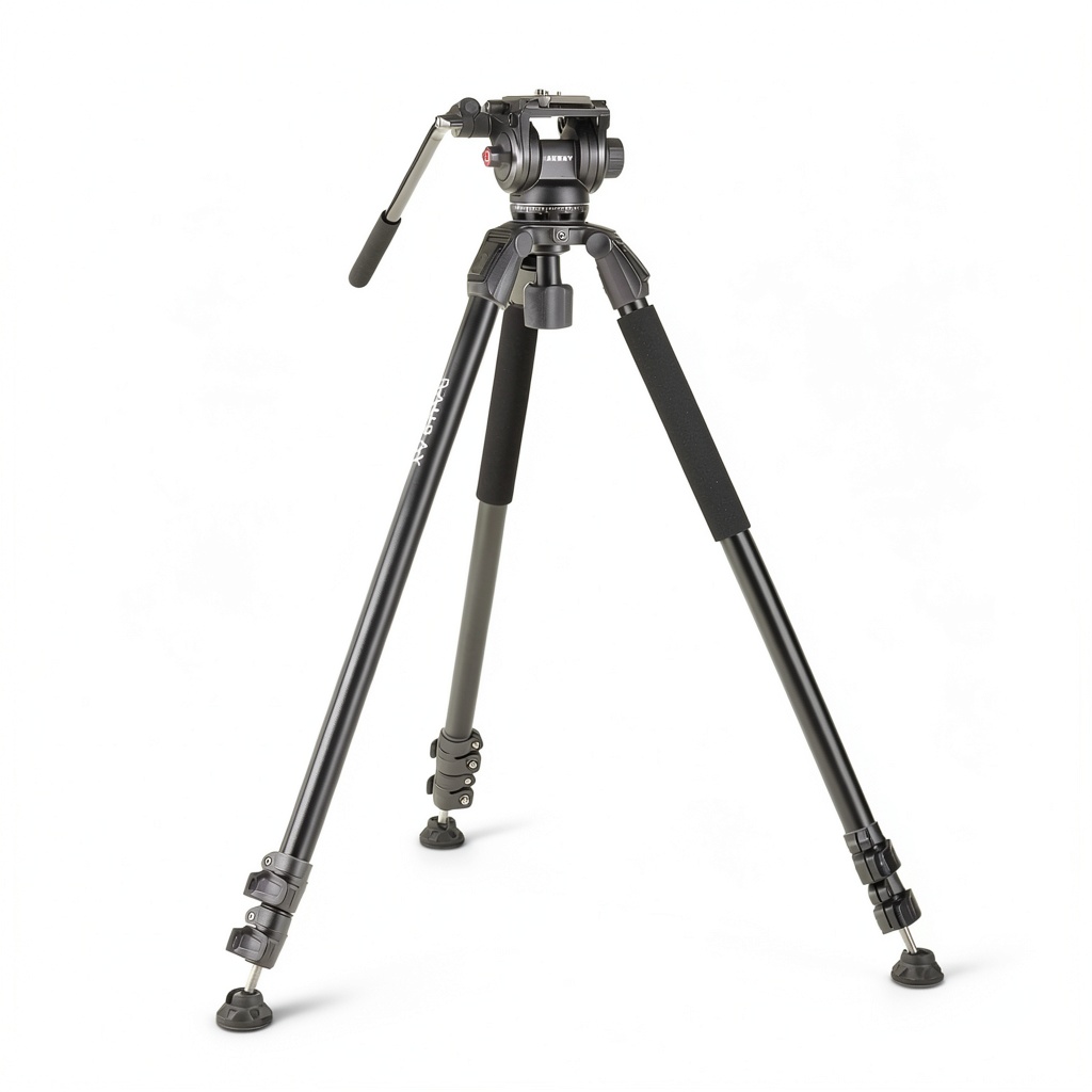 RAUBAY DV-3 Tripod extended on rocky terrain