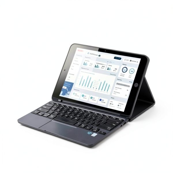 SaharaCase iPad Keyboard Case with Mouse Pad and Kickstand-4