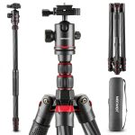 Neewer Carbon Fiber Camera Tripod Monopod 360 Ball Head-0