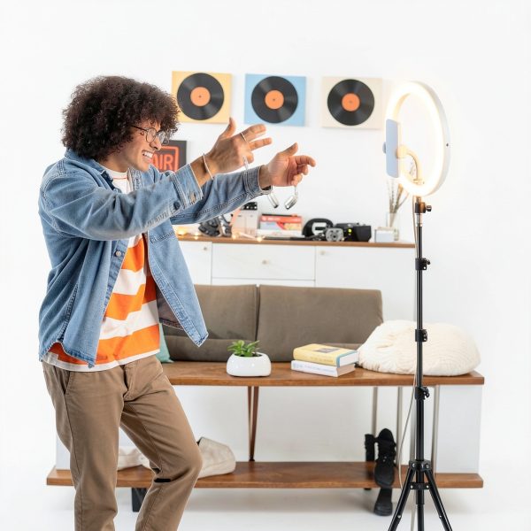 Neewer RH12B Pro 30W Bi Color Ring Light for Streaming-3