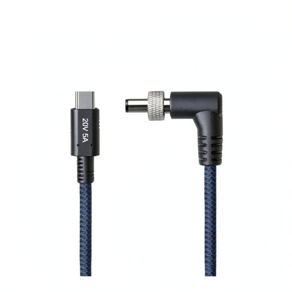 USB C to DC Adapter Cable 100W Power Durable Braided Design-0
