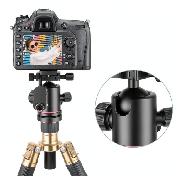 Neewer Heavy Duty Ball Head 360 Degree Panoramic DSLR Camera-6