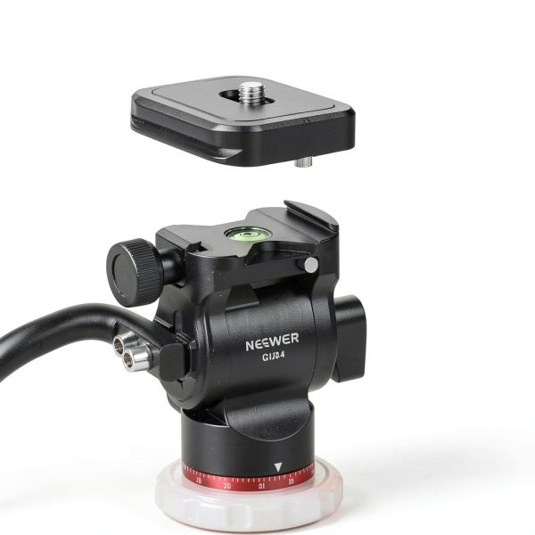 Neewer Tripod Fluid Head Metal Compact Camera Pan Tilt-5