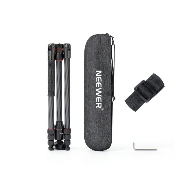NEEWER Carbon Fiber Tripod Monopod DSLR Camera Ball Head-8