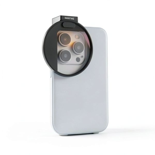 Neewer Phone Lens Filter Clip 67mm Thread Cold Shoe Mount-6