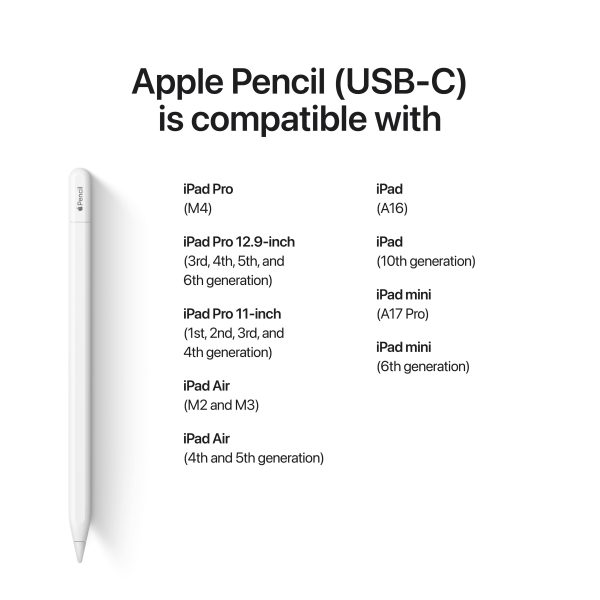 Apple Pencil USB-C Refurbished Stylus for iPad Drawing-3