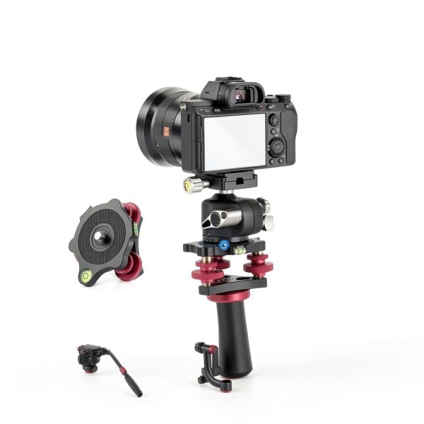 Neewer LP64 Leveling Base Tripod Head Aluminum 3 Axis-3