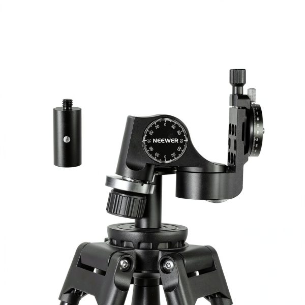 Neewer 3 Way Geared Tripod Head Aluminum Alloy Camera-8
