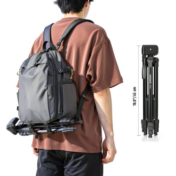 NEEWER Entry Level Tripod Metal Lightweight Travel Stand for-6
