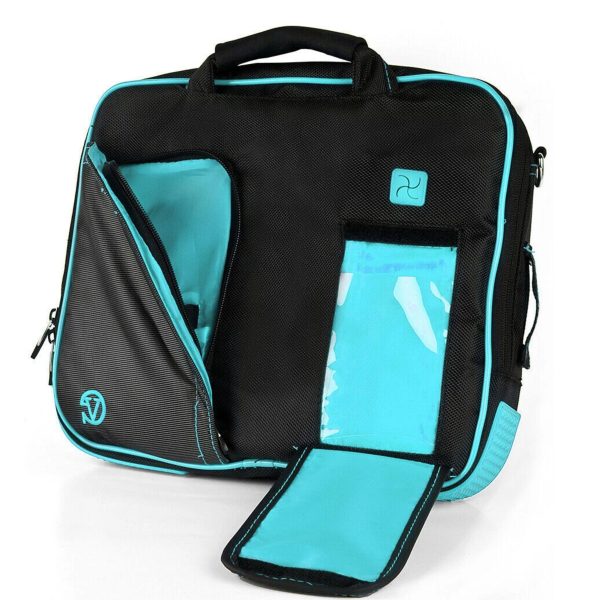 Aqua Tablet Shoulder Bag Water Resistant Nylon Travel-3