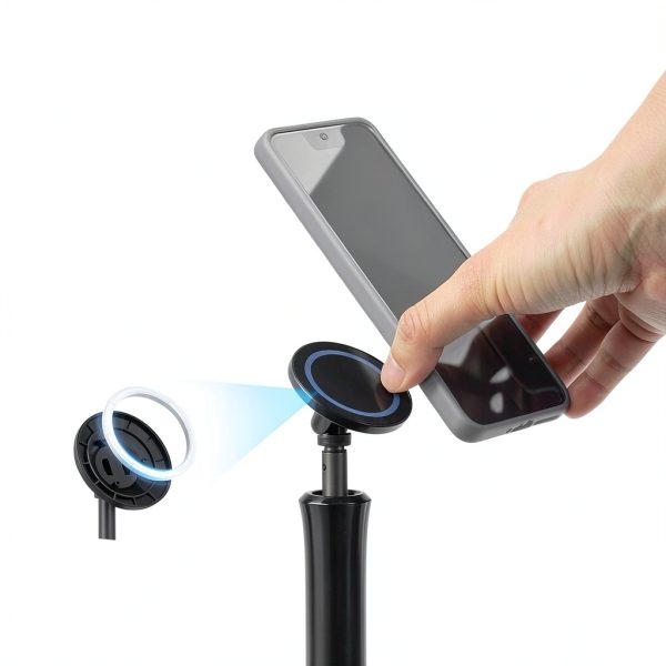 Neewer Airplane Phone Holder Magnetic Tripod Stand Travel-2