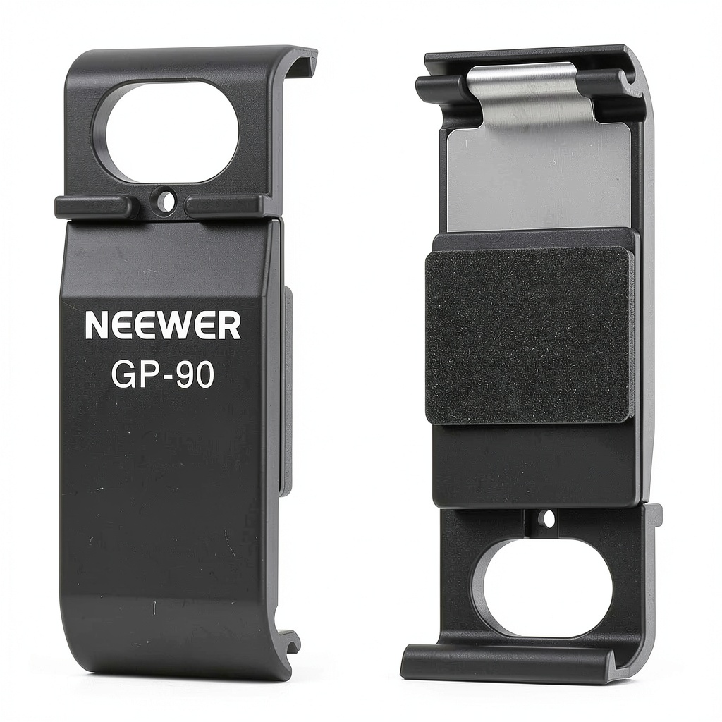 Neewer battery door installed on GoPro Hero 12 camera