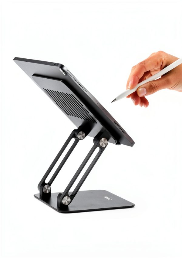 Aluminum Tablet Stand Adjustable Angle Portable Device-1