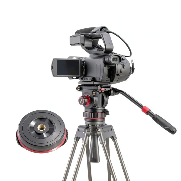 Neewer Heavy Duty Fluid Head Tripod Pro Damping Camera-5