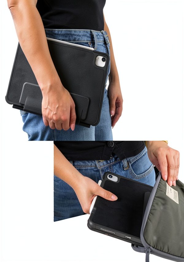 Macally iPad 11 Keyboard Case Detachable Backlit Trackpad-6