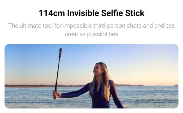 Insta360 Selfie Stick Auto Removed 360 Shots Third Person-4