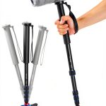 Neewer Aluminum Monopod with Tripod Base for DSLR Cameras-0