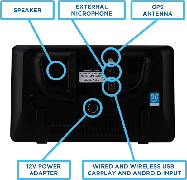 Jensen Car Stereo with Apple CarPlay Android Auto Bluetooth-4