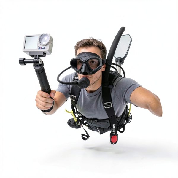 Neewer Invisible Selfie Stick Action Camera Extension Rod-6