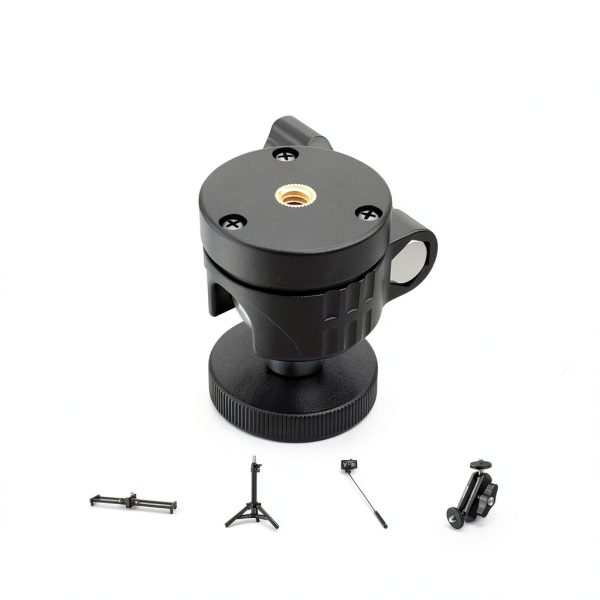 Neewer Basic Mini Ball Head Tripod Mount 360 Swivel 90 Tilt-3
