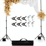 Heavy Duty Backdrop Stand Adjustable Photography Studio-0
