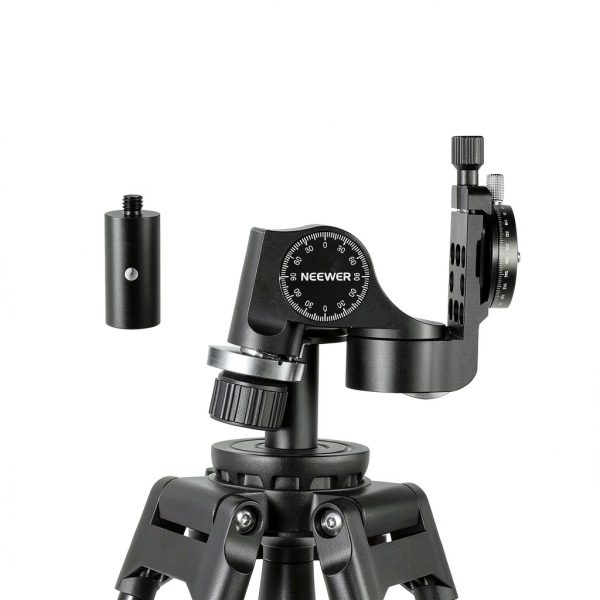 Neewer 3 Way Geared Tripod Head Aluminum Alloy Camera Pan-8