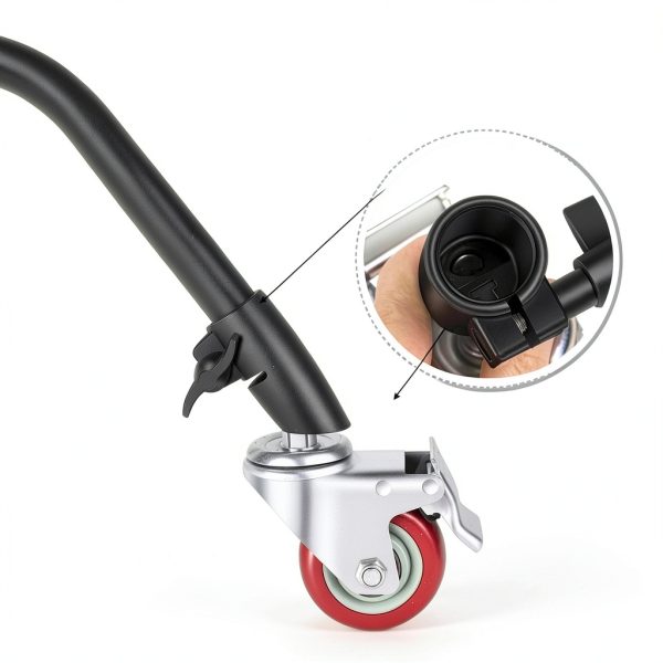 Neewer Heavy Duty Swivel Castors C Stand Wheels Studio-2