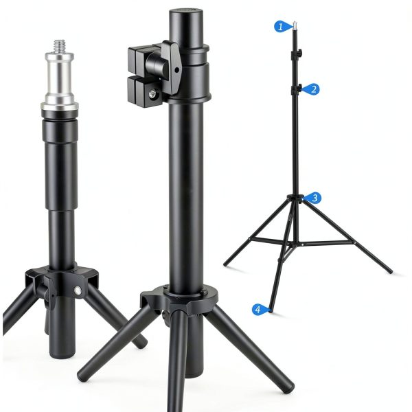 Neewer Aluminum Tripod Stands Studio Photography Lights-6