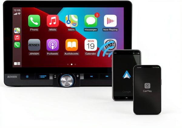 Jensen Car Stereo with Apple CarPlay Android Auto-4