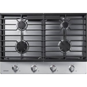 Samsung 30 Inch Built In Gas Cooktop 4 Burners Stainless-0